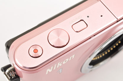RARE! [Mint+] Nikon 1 S1 PINK Mirrorless Digital Camera  W zoom kit US OR Stock