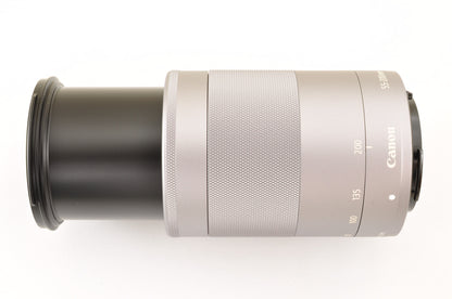 [US Duty Paid] Canon EF-M 55-200mm f/4.5-6.3 IS STM Silver for EF-M Lens US Ship