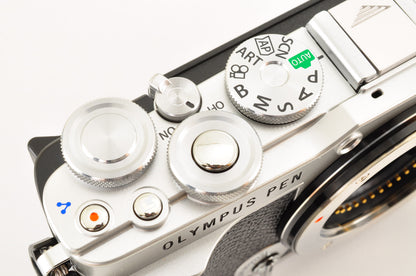 [Top Mint+] OLYMPUS PEN E-P7 Mirrorless Camera Silver W zoom lens Kit US Stock
