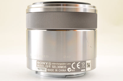 [US Duty Paid] SONY E 30mm f/3.5 SEL30M35 SILVER E-Mount Macro Lens US Ships