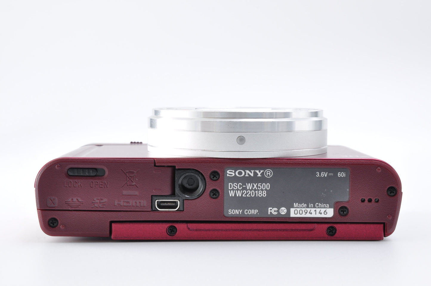 [Mint] SONY Cyber-Shot DSC-WX500 Compact Digital Camera RED English US Ships