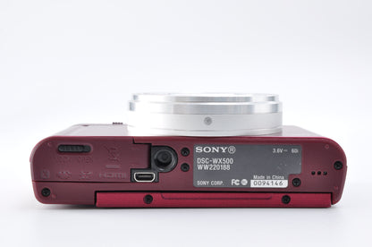 [Mint] SONY Cyber-Shot DSC-WX500 Compact Digital Camera RED English US Ships