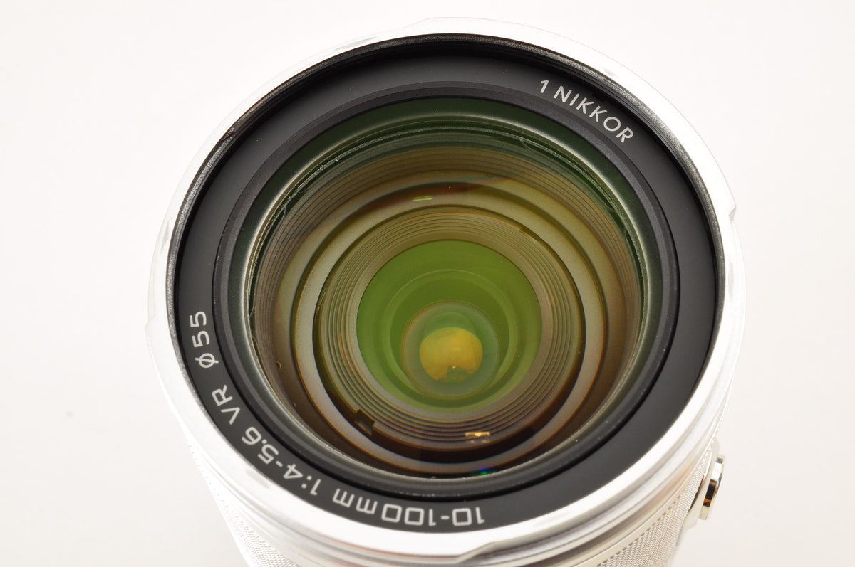 [Top Mint+] Nikon 1 J3 14.2MP Mirrorless Digital Silver 10-100mm VR kit US Stock
