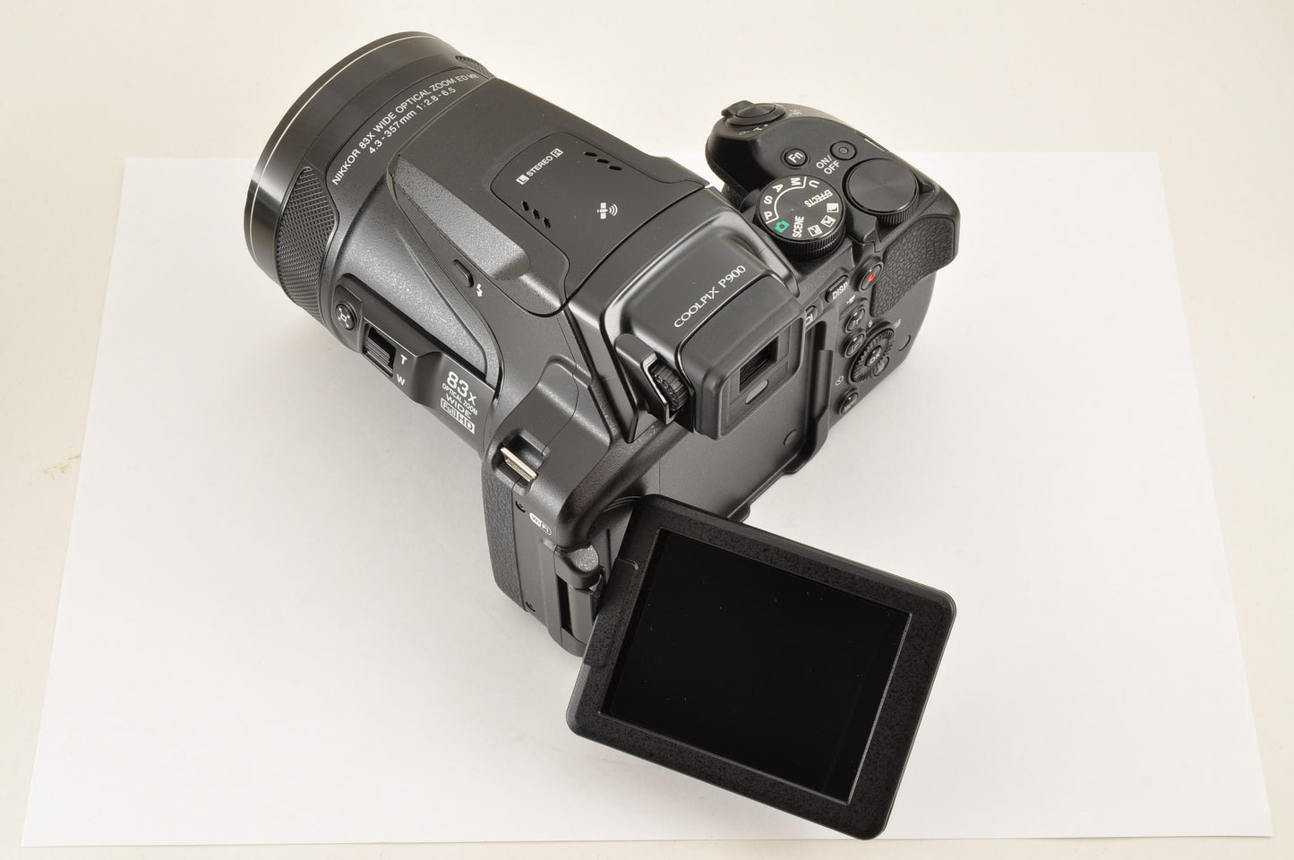 [Top Mint] Nikon COOLPIX P900 Black 83x zoom 16MP Compact Digital Camera US Ship