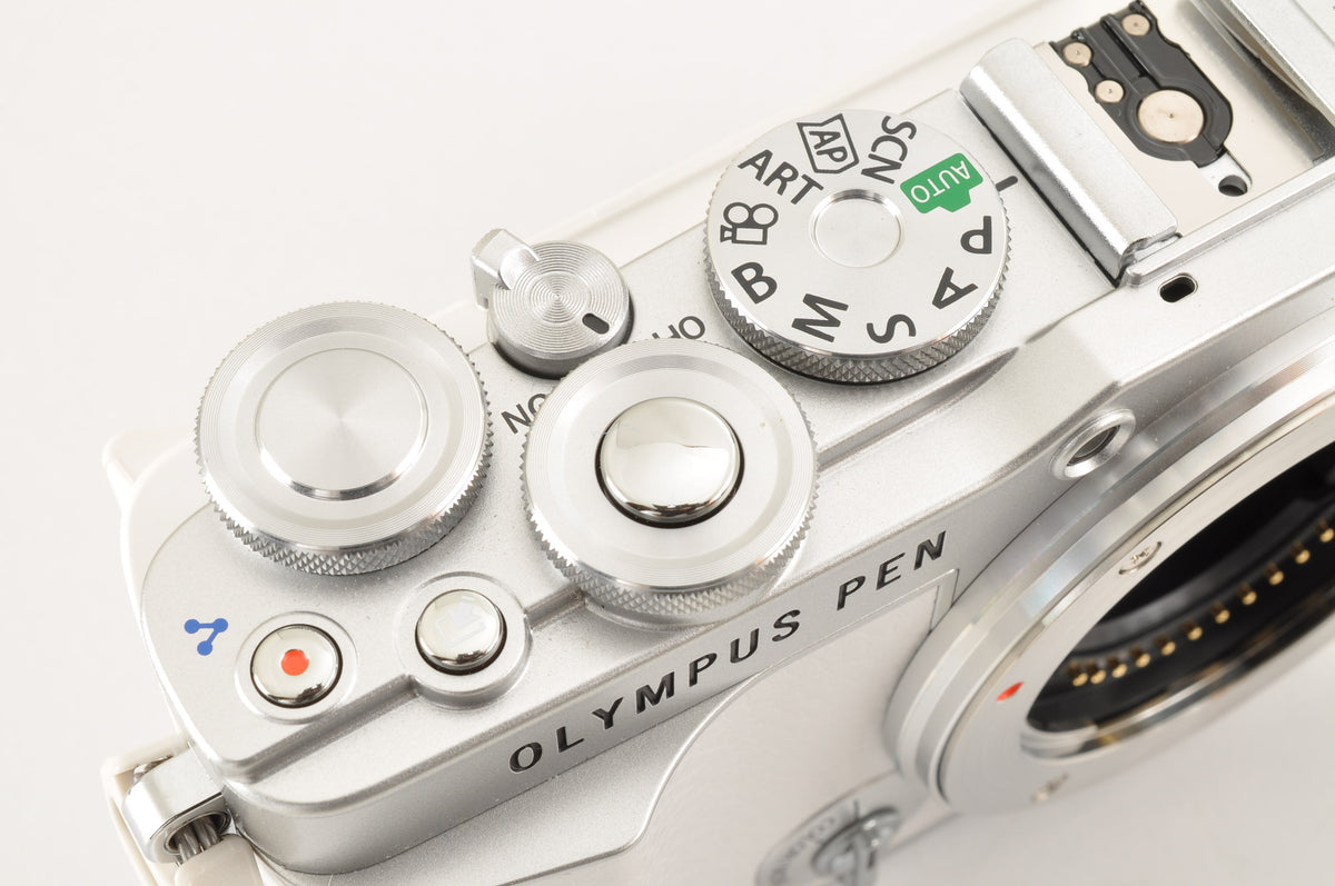 [Top Mint+++] OLYMPUS PEN E-P7 Mirrorless Camera White W zoom lens Kit US ships