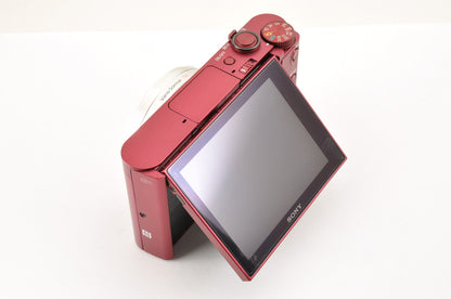 [US Duty Paid] Sony DSC-WX500 RED 18.2MP 30x Digital Camera Multilingual US Ship