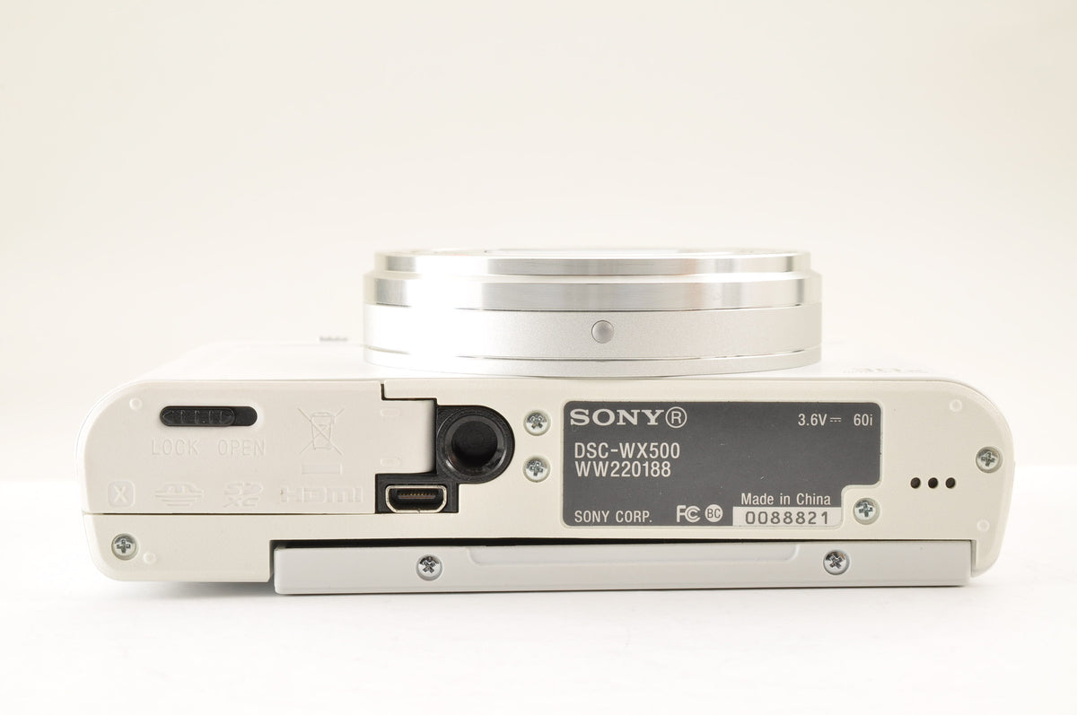 [Top Mint+] Sony DSC-WX500 White 18.2MP 30x Digital Camera in Case US OR Stock