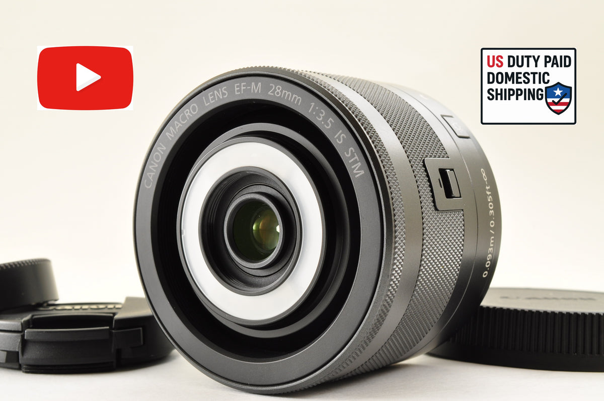 [Top Mint+] Canon EF-M 28mm f/3.5 Macro IS  STM Macro Prime Lens Ship from US OR