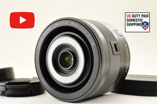 [Top Mint+] Canon EF-M 28mm f/3.5 Macro IS  STM Macro Prime Lens Ship from US OR