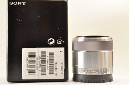 [Top Mint+++ in BOX] SONY E 30mm f/3.5 SEL30M35 SILVER E-Mount Macro Lens US OR