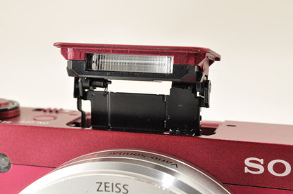 [US Duty Paid] Sony DSC-WX500 RED 18.2MP 30x Digital Camera Multilingual US Ship