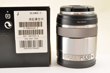 [US Duty Paid] SONY E 30mm f/3.5 SEL30M35 SILVER E-Mount Macro Lens US Ships