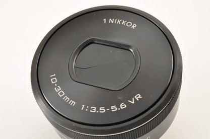 [Top Mint+ SC: 4946] Nikon 1 J5 Black Lens Kit 10-30mm PD & 18.5mm US OR Stock