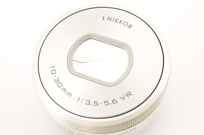 [Top Mint+ SC:6077] Nikon 1 J5 Silver Lens Kit 10-30mm PD & 18.5mm US OR Stock