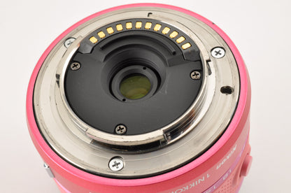 [US Duty Paid] Nikon 1 J2 Pink Digital Camera 10-30mm & 30-110mm Lens US Ships