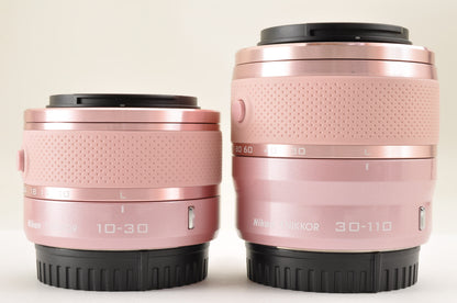 RARE! [Mint+] Nikon 1 S1 PINK Mirrorless Digital Camera  W zoom kit Ship from US