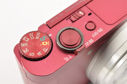 [US Duty Paid] Sony DSC-WX500 RED 18.2MP 30x Digital Camera Multilingual US Ship