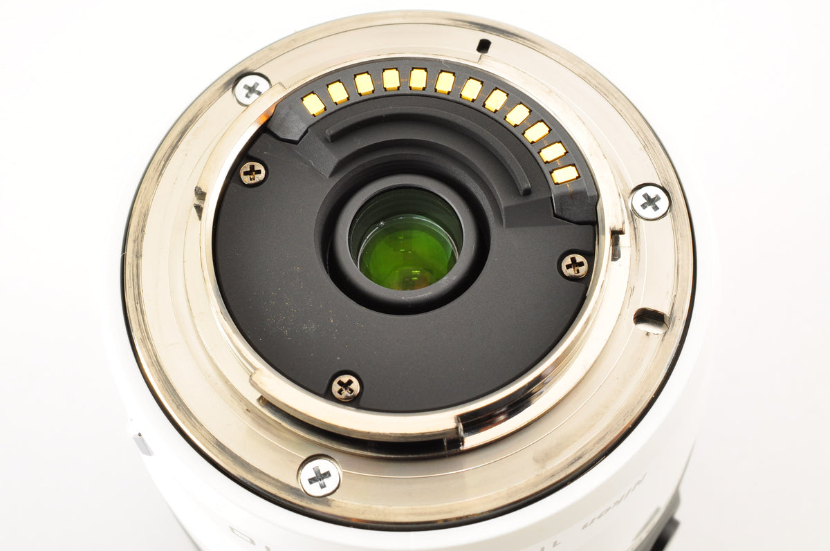 [Top Mint+] Nikon 1 V1 White Mirrorless Camera w/ 18.5mm & 30-110mm Lens US OR