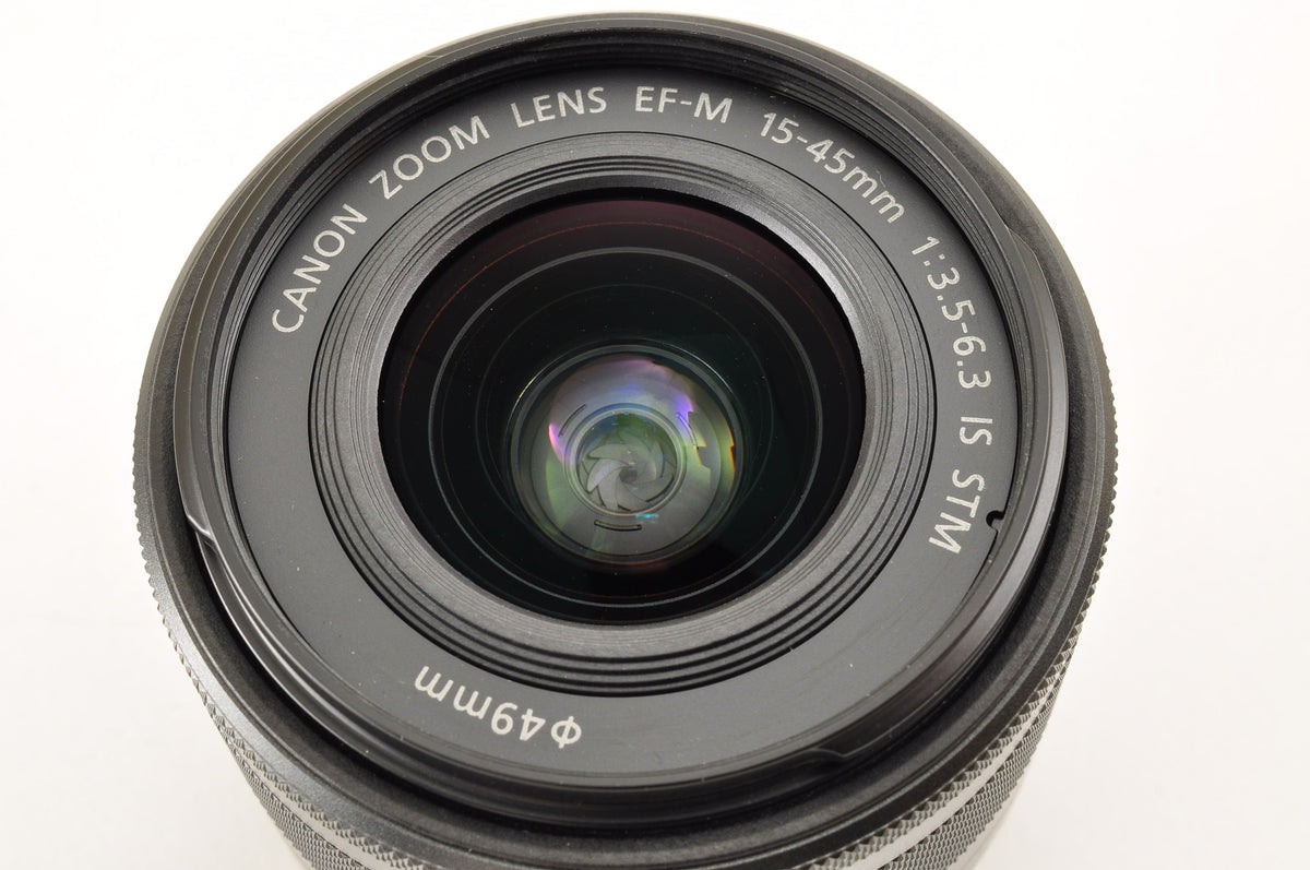 [Top Mint+] Canon EOS M6 Mark II Double Zoom Kit EF M15-45 M55-200 Lens US Stock