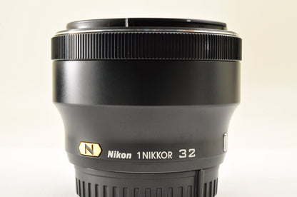 [Mint+++] Nikon 1 NIKKOR 32mm f/1.2 BLACK for Nikon CX Format RARE Ship from US