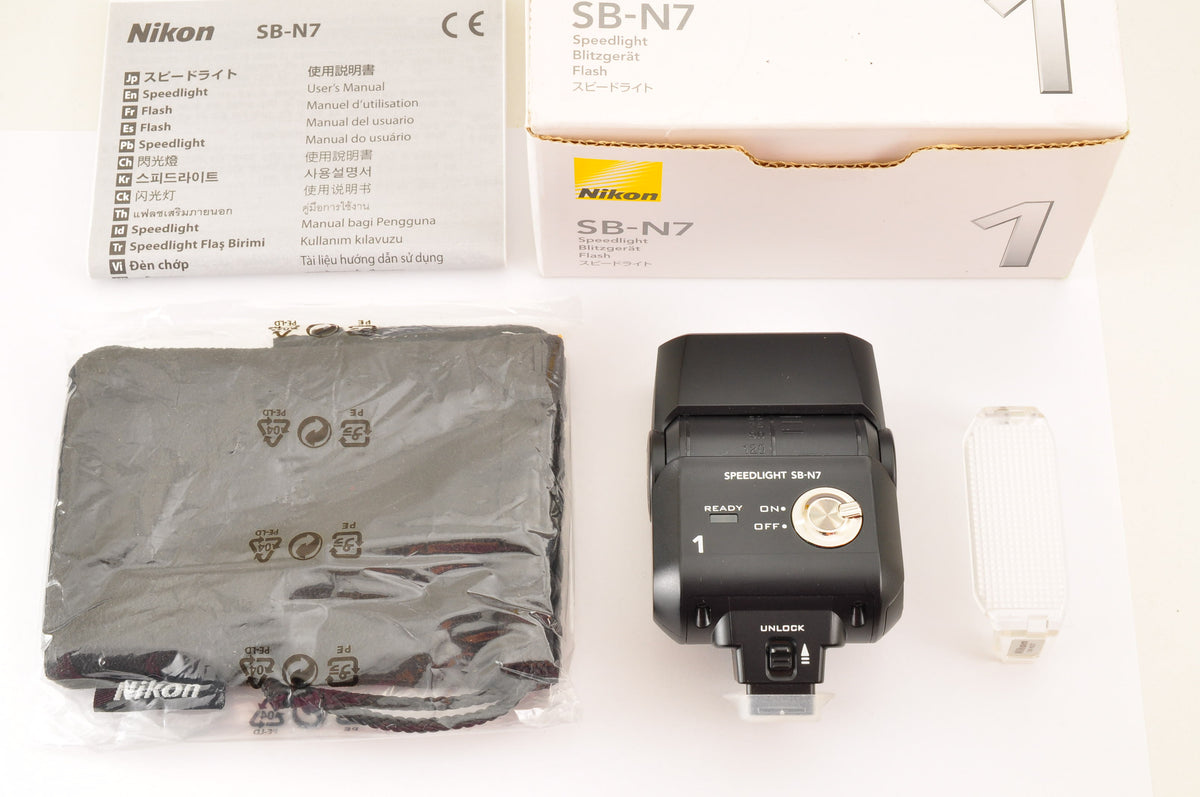 [Top Mint+] Nikon Speedlight SB-N7 Black Shoe Mount Flash for Nikon 1 From JAPAN