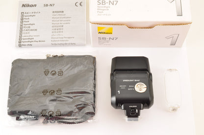 [Top Mint+] Nikon Speedlight SB-N7 Black Shoe Mount Flash for Nikon 1 From JAPAN