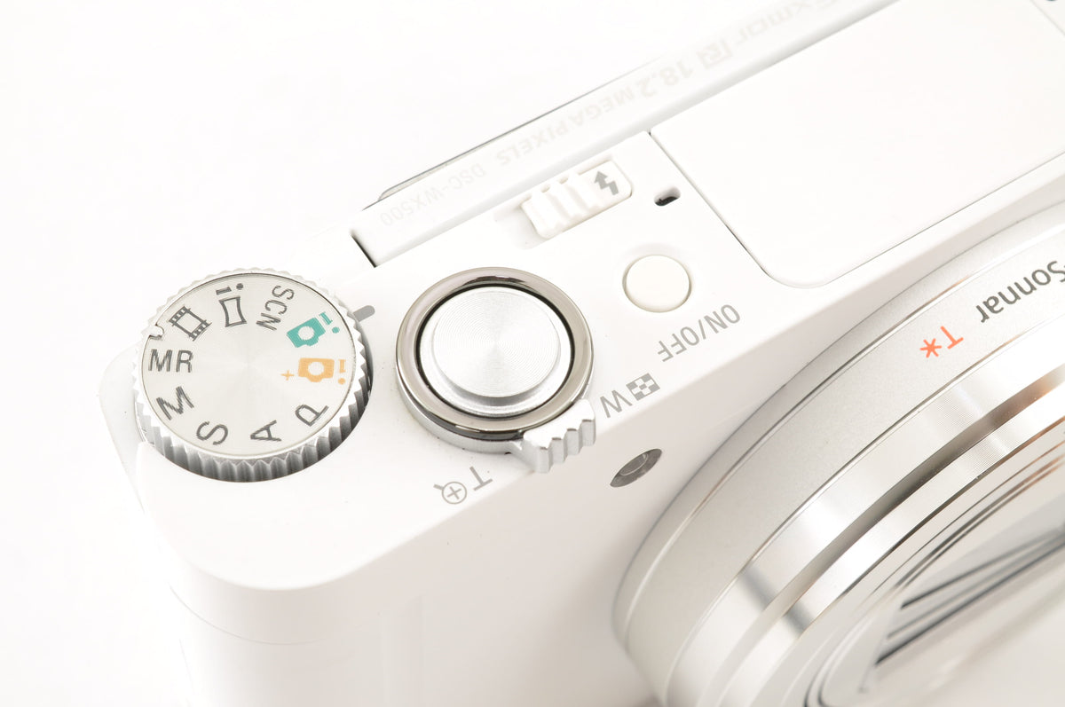 [Top Mint+] Sony DSC-WX500 White 18.2MP 30x Digital Camera in Case US OR Stock