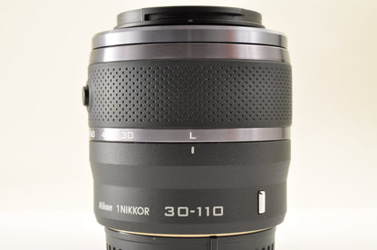 [Top Mint+] Nikon 1 NIKKOR 30-110mm f/3.8-5.6 VR Black Zoom lens Ship from US