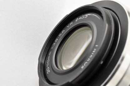 [Mint+] Nikon 1 NIKKOR 10-30mm & 30-110mm VR White W zoom Camera lens US Stock