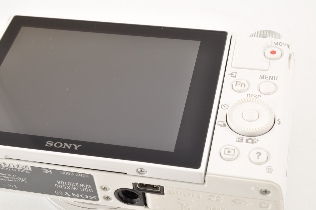 [Mint+++ in BOX] SONY Cyber-Shot DSC-WX500 White Compact Digital Camera US Stock