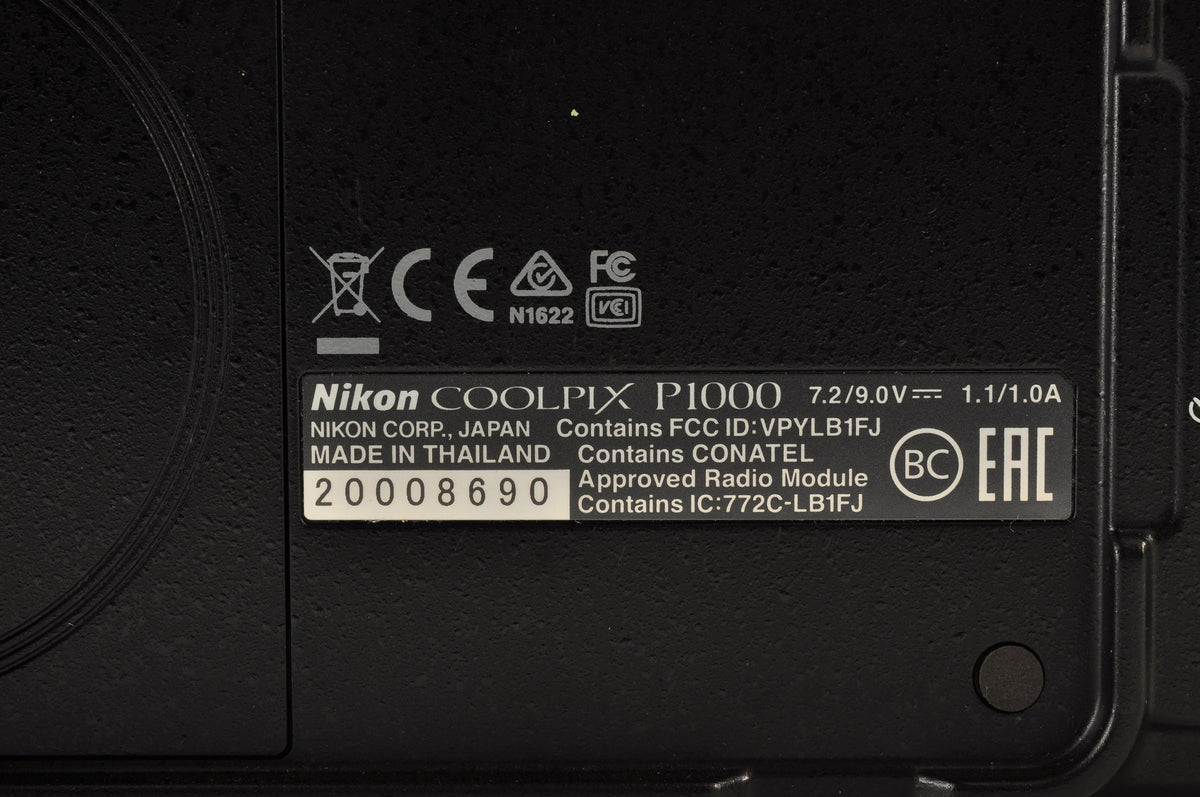 [Top Mint+ in BOX] Nikon COOLPIX P1000 x125 16.0MP Zoom 24-3000mm Ship from US