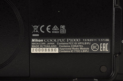 [Top Mint+ in BOX] Nikon COOLPIX P1000 x125 16.0MP Zoom 24-3000mm Ship from US