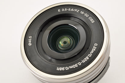 [US Duty Paid] SONY A6000 ILCE-6000Y SILVER w/ SELP1650 & SEL55210 SC: 1162 USA