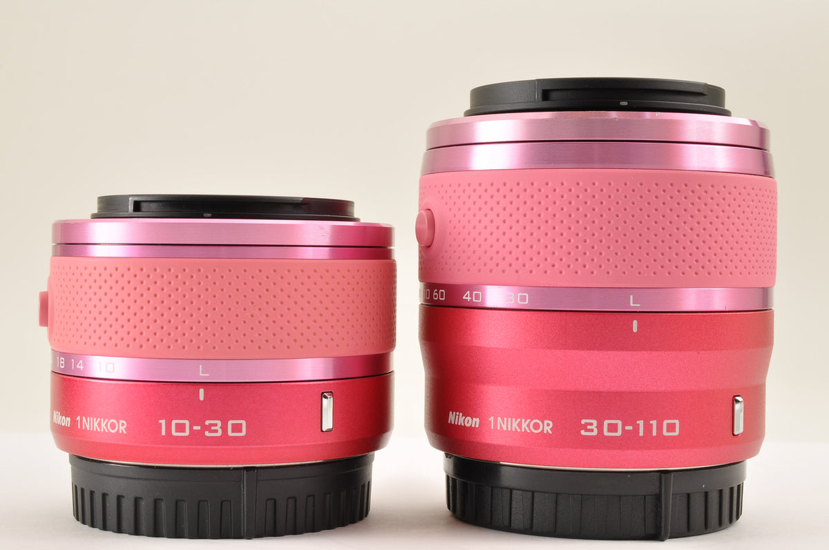 [Mint+++] Nikon 1 J2 Pink Digital Camera 10-30mm & 30-110mm Lens US OR Stock