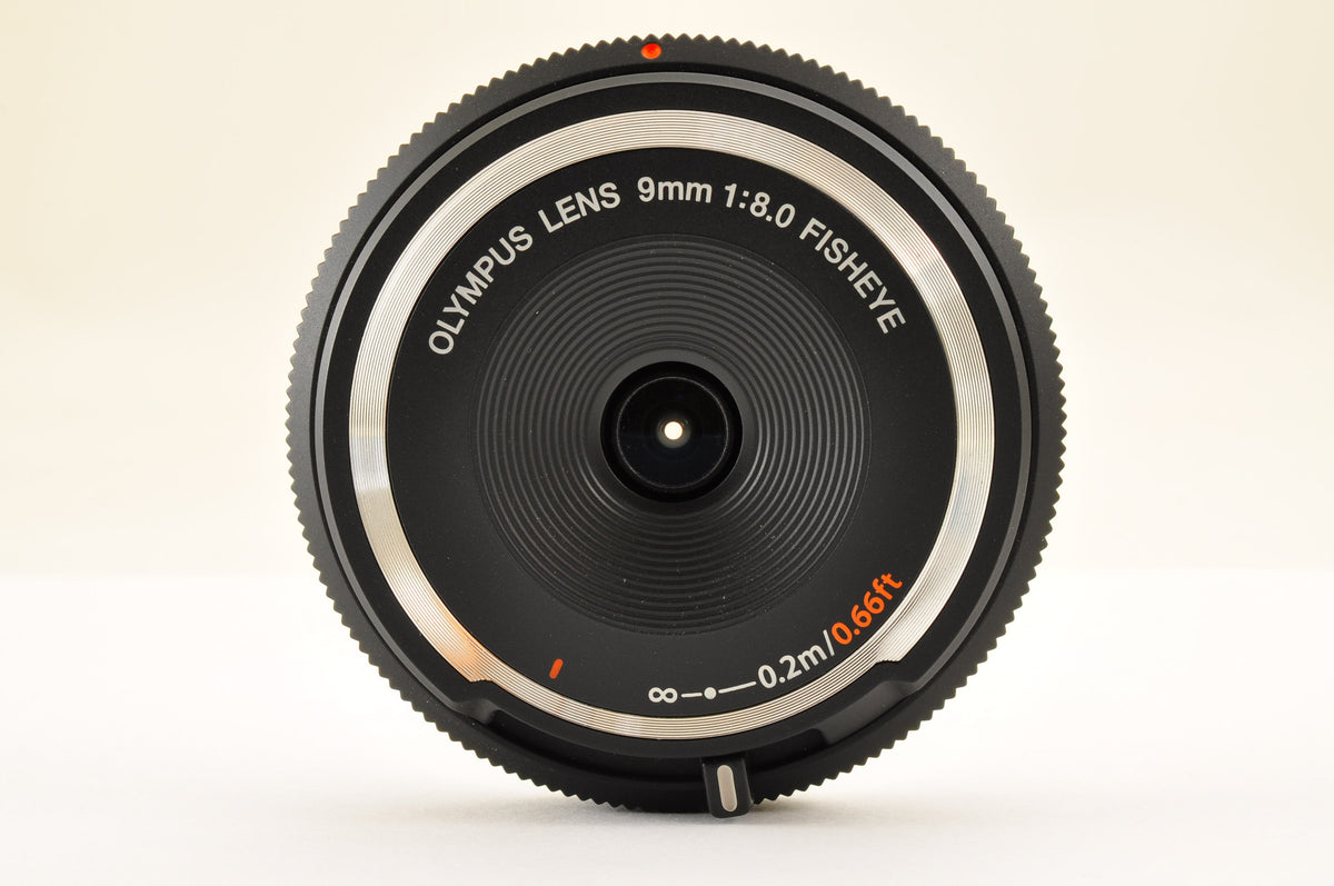 [Top Mint+] OLYMPUS Fisheye Body Cap Lens Black 9mm f/8.0 BCL-0980 Wide Angle US