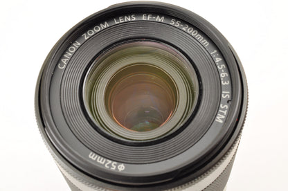 [Top Mint+] Canon EOS M6 Mark II Double Zoom Kit EF M15-45 M55-200 Lens US Stock
