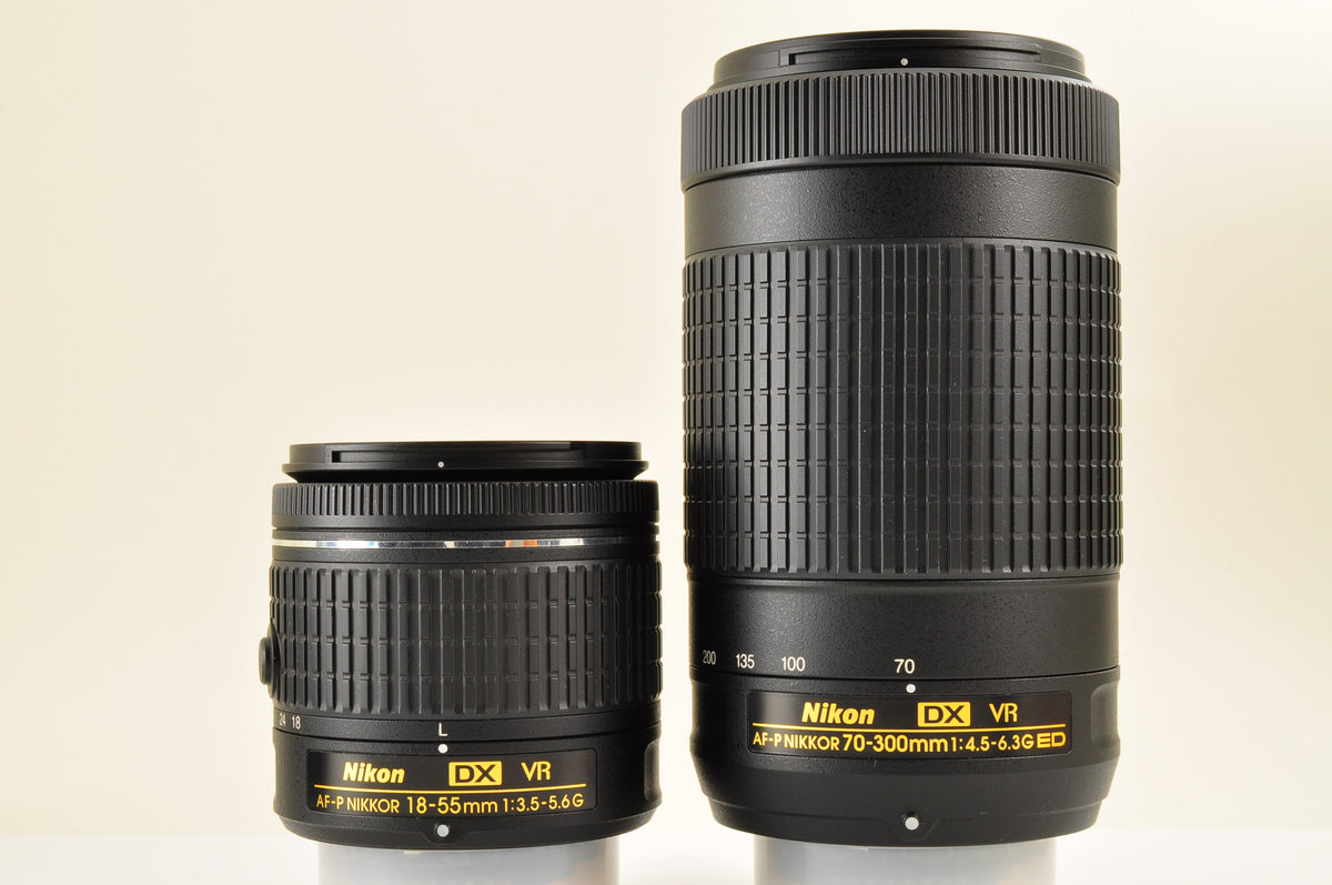 [Top Mint+] Nikon D5600 DSLR Camera AF-P 18-55mm & 70-300mm VR Lens Kit US OR