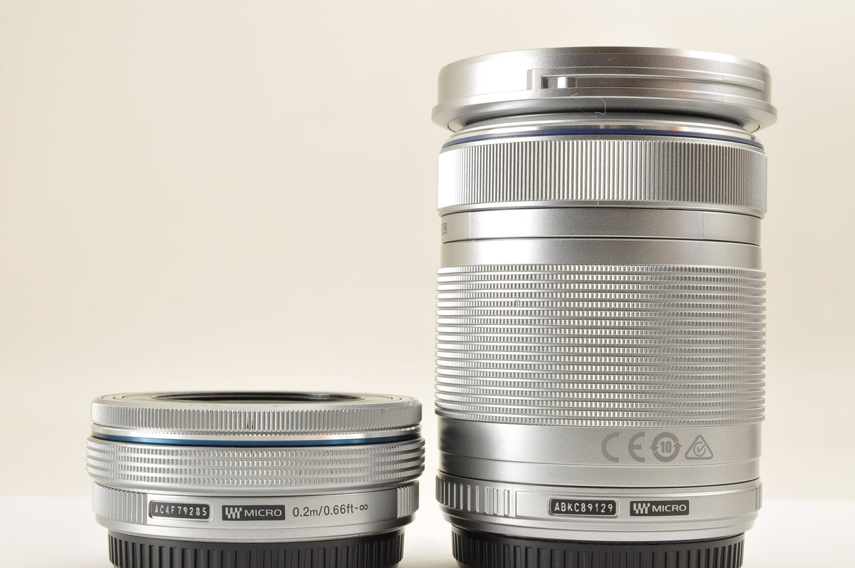 [Top Mint+ SC: 2600] OLYMPUS PEN E-PL8 BROWN w/14-42mm & 40-150mm Lens US Ships