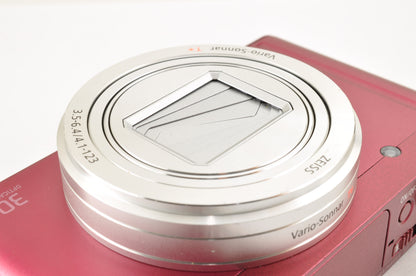 [US Duty Paid] Sony DSC-WX500 RED 18.2MP 30x Digital Camera Multilingual US Ship