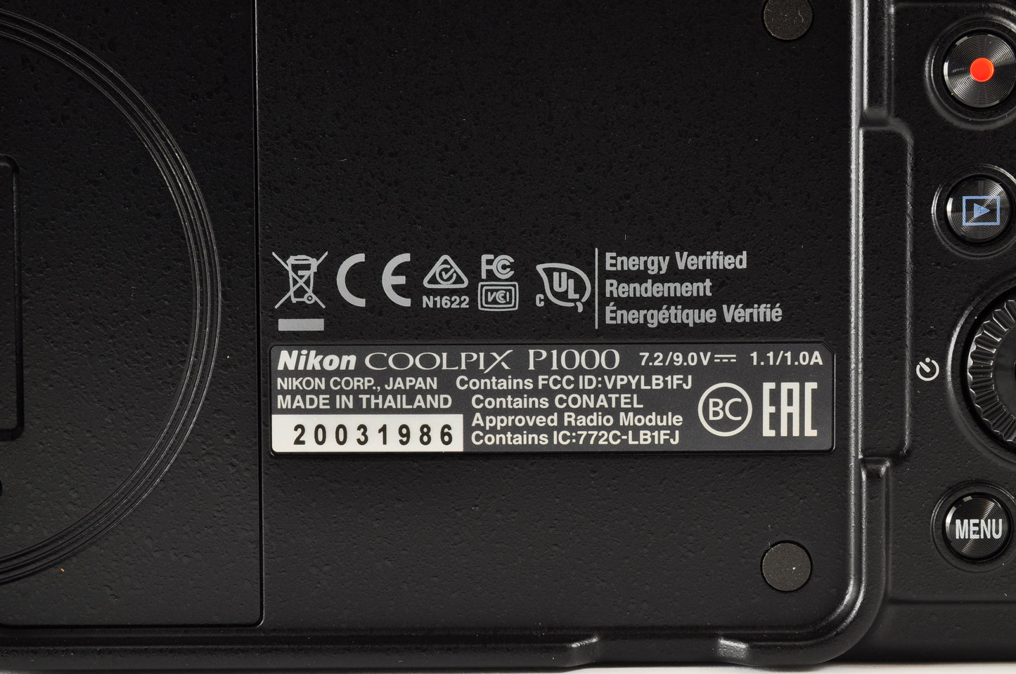 [US Duty Paid] Nikon COOLPIX P1000 x125 16.0MP Zoom 24-3000mm in BAG US Ships