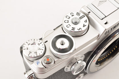 [Top Mint+++] Olympus PEN-F 20.3MP Digital Mirrorless Silver Body SC: 405 US OR
