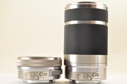 [Top Mint Count: 8090] Sony ILCE-6400Y A6400 Silver w/ SELP1650 SEL55210 US Ship