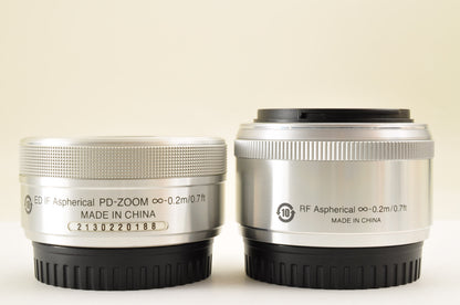 [Top Mint+ SC:6077] Nikon 1 J5 Silver Lens Kit 10-30mm PD & 18.5mm US OR Stock