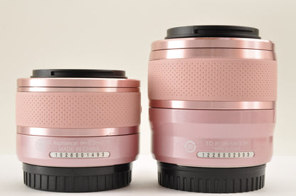 RARE! [Mint+] Nikon 1 S1 PINK Mirrorless Digital Camera  W zoom kit US OR Stock