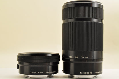 [US Duty Paid] Sony A6400 ILCE-6400Y Black w/ SELP1650 SEL55210 in BOX US Stock