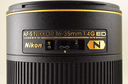 [Mint+++] Nikon AF-S NIKKOR 16-35mm f/4 G ED VR N Wide Angle Lens From USA