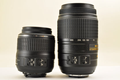 [Mint+++] Nikon D5200 24.1MP Digital SLR BLACK w/ 18-55mm & 55-300mm US Stock