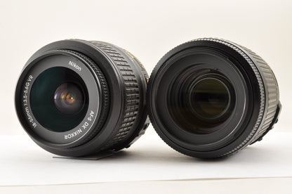 [Mint+] Nikon D5200 24.1MP Digital SLR Red w/18-55mm & 55-200mm VR US Ships