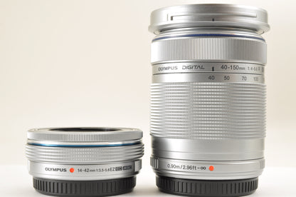 [US Duty Paid] OLYMPUS PEN E-P7 Mirrorless Camera White W zoom lens Kit US ship