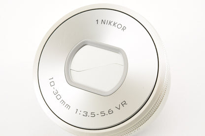 [Mint+ SC: 101] Nikon 1 J5 Silver Double Lens Kit 10-30mm & 30-110mm US Ships